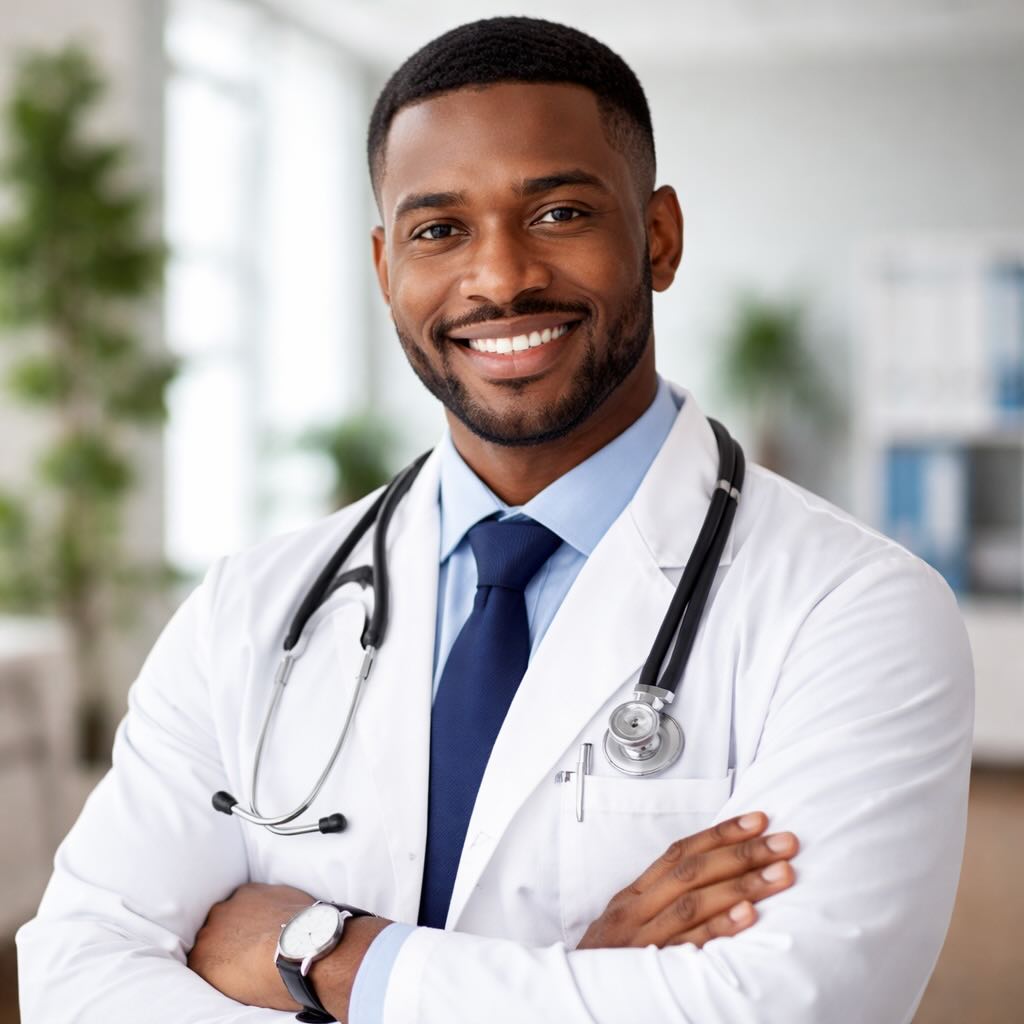 Professional headshot of Dr. Bobby P, gynecologist